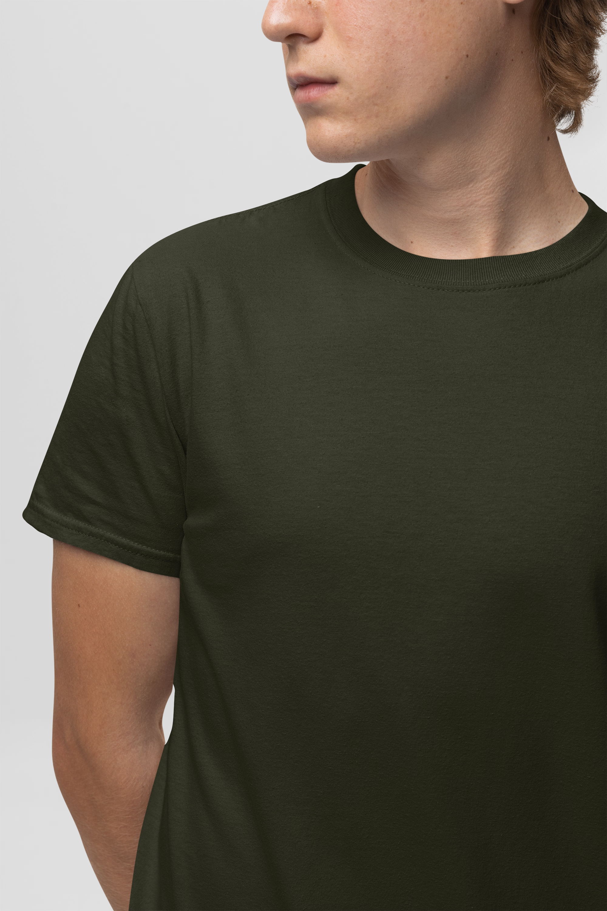The Essential Olive Green Tee