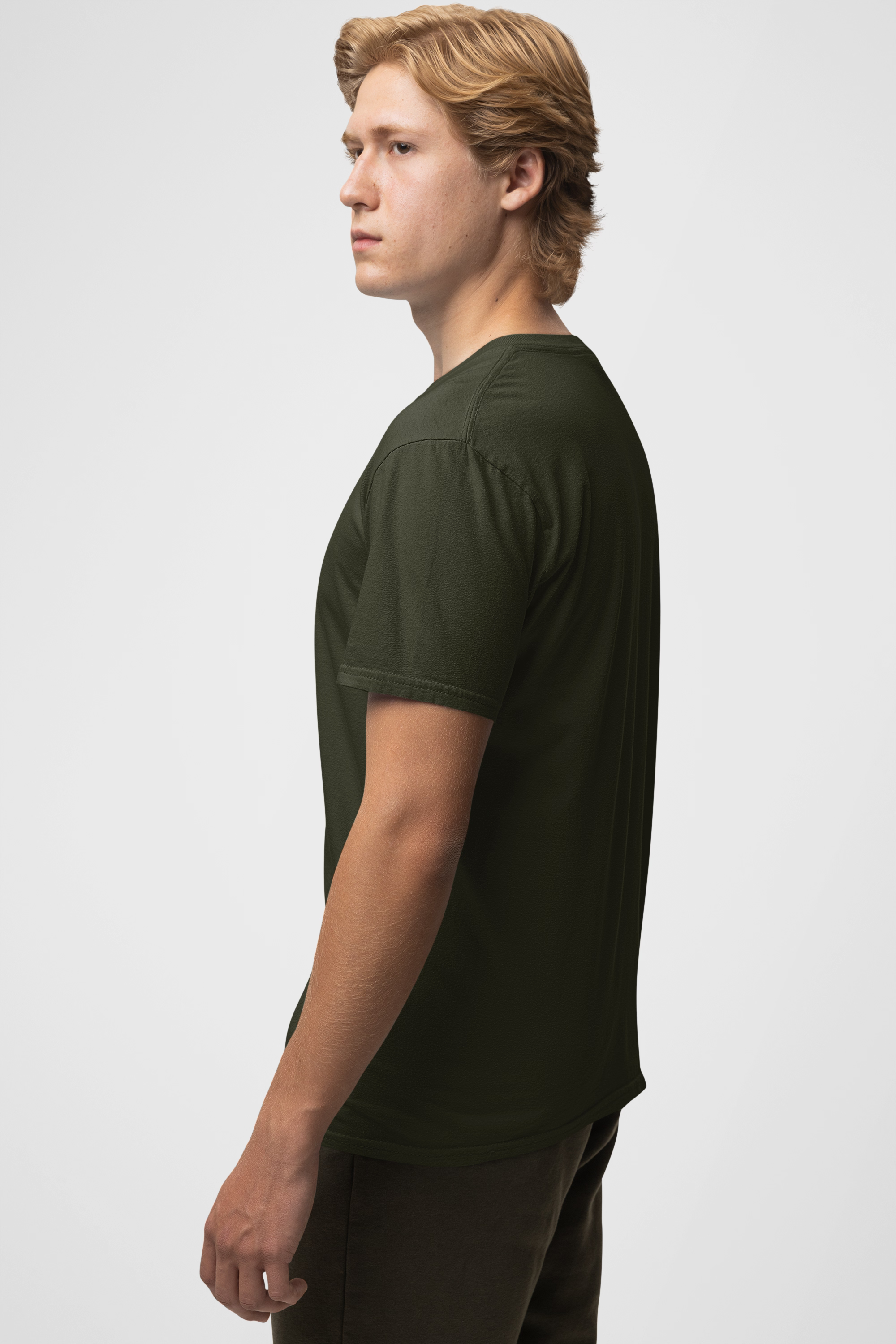 The Essential Olive Green Tee