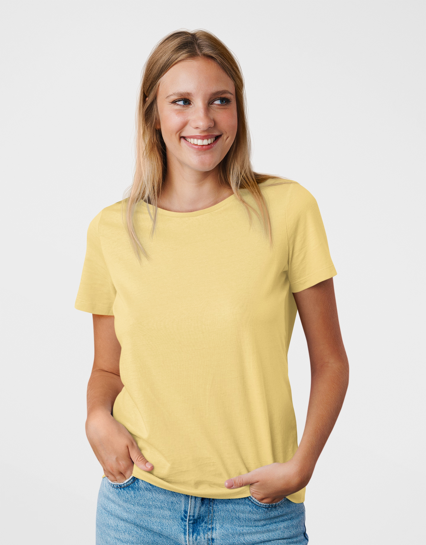 The Essential Women’s Light Yellow Tee