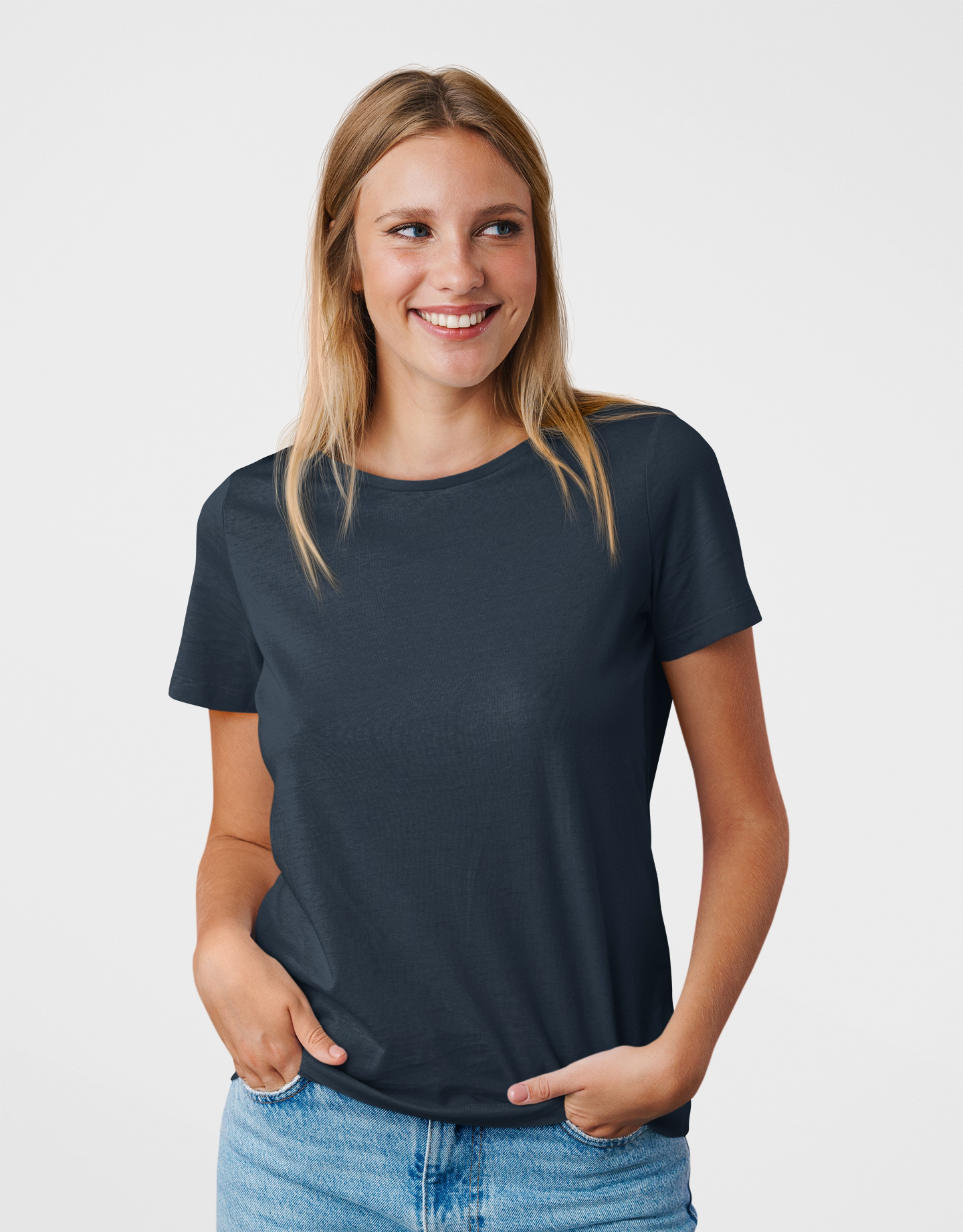 The Essential Women’s Petrol Blue Tee